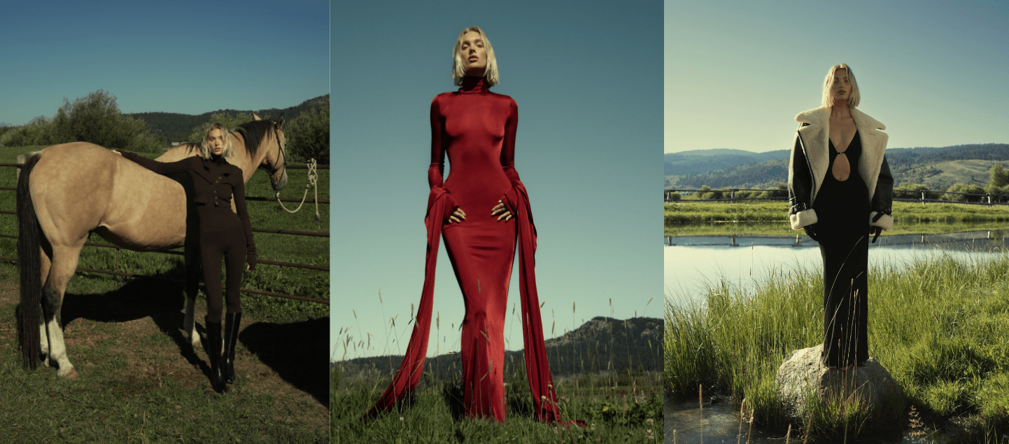 Elsa Hosk for the Helsa Drop 6 Country Side collection 