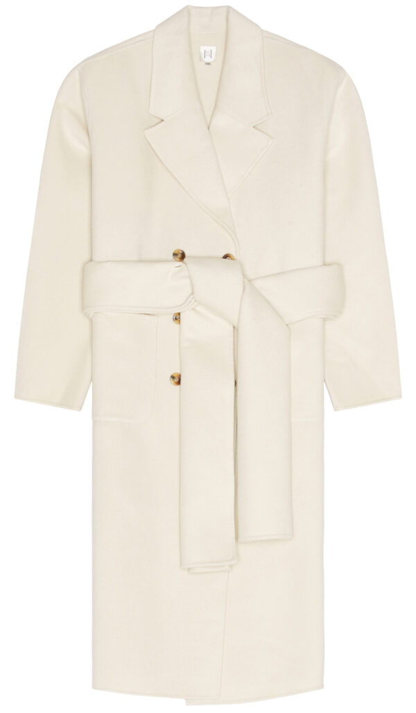 Oversized Coat With Detachable Scarf from the Helsa Country Side Collection