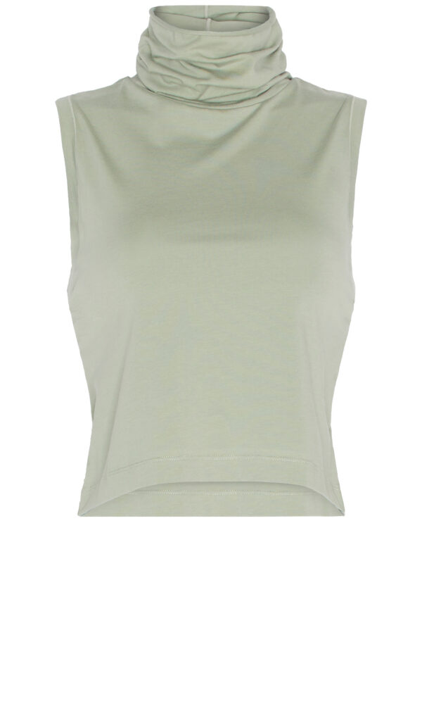 Jersey Cropped Turtleneck Tank from the Helsa Country Side Collection